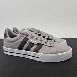 Adidas Daily 3.0 Low Casual Lifestyle Shoes Gray‎ Black FW3270 Men's Size 8